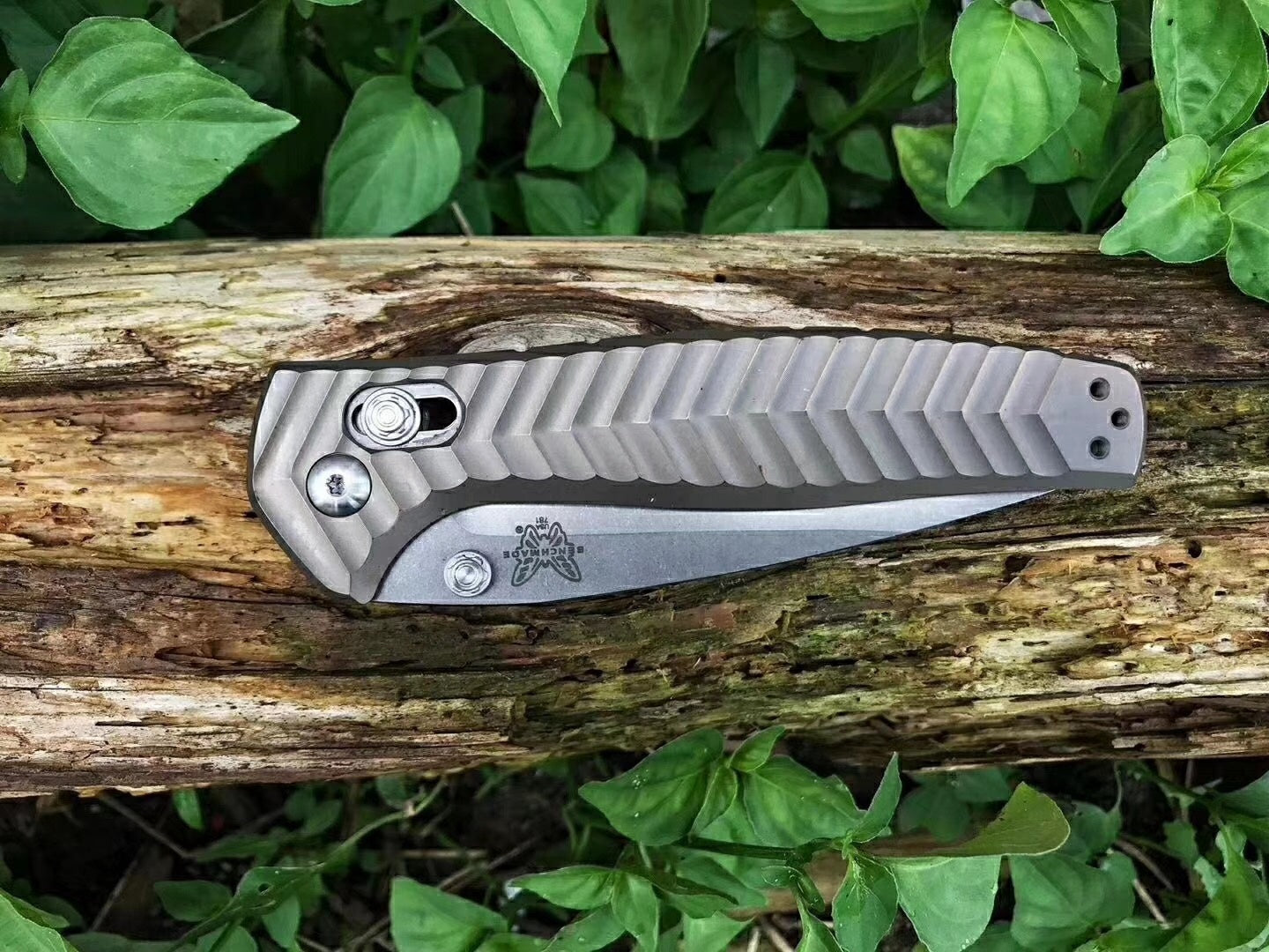 "Tactical Camping knife Benchmade 781 Anthem Folding Knife 3.5"" D2 Blade,Aluminum Handle Pocket Knife Survival Hunting Tools"