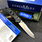 Hot Sale BENCHMADE 940 Osborne Folding Knife S90v Stone Washing Ordinary Blade Carbon Fiber Stripe Handle EDC Spring Assisted Tactical Folding Knife
