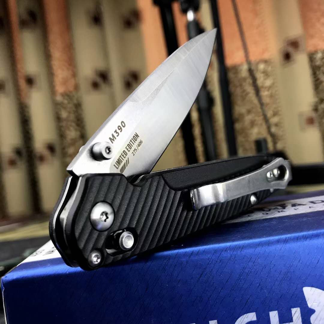 NEW Benchmade 485 Axis Assist Lock Folding Knife M390 Steel Nylon Glass Fibre Handle Outdoor Camping Hunting EDC Pocket Tools