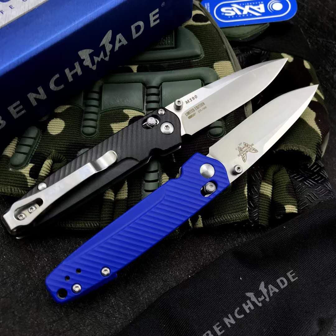 NEW Benchmade 485 Axis Assist Lock Folding Knife M390 Steel Nylon Glass Fibre Handle Outdoor Camping Hunting EDC Pocket Tools