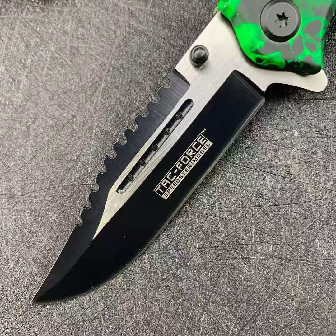 TAC-FORCE Folding Tactical Pockect Knife 8CR18MOV Steel G10 Handle EDC Outdoor Field Survival Tool 58HRC