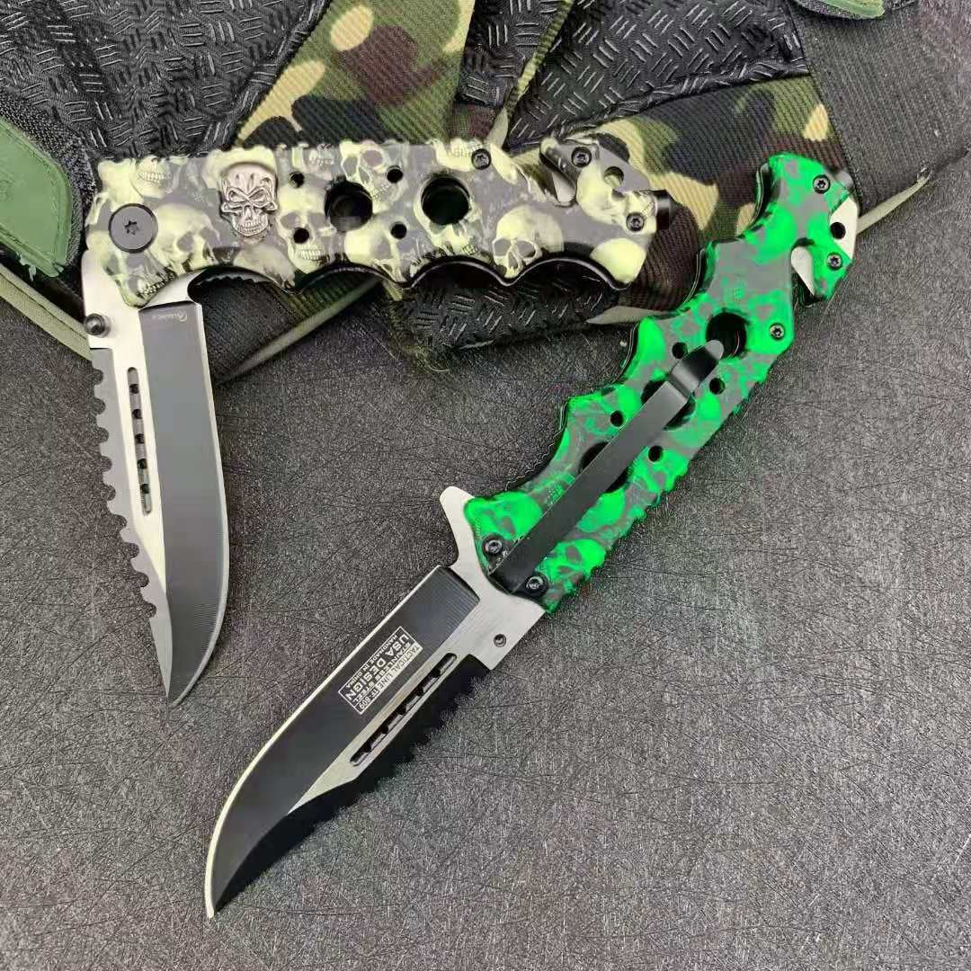 TAC-FORCE Folding Tactical Pockect Knife 8CR18MOV Steel G10 Handle EDC Outdoor Field Survival Tool 58HRC