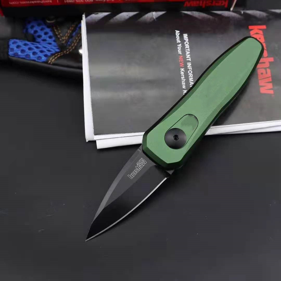 High Quality Kershaw 7500 Spring Assisted Knives OTS Spring transverse jump knife Switchblade Knife Hunting Hiking Tactical Multitools