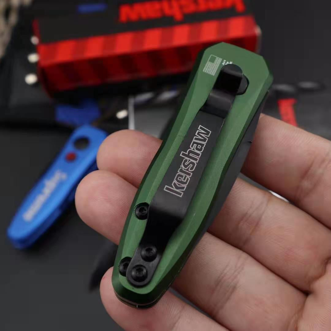 High Quality Kershaw 7500 Spring Assisted Knives OTS Spring transverse jump knife Switchblade Knife Hunting Hiking Tactical Multitools