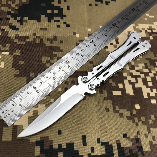 High Hardness Stainless Steel Folding Outdoor Camping Butterfly (Knife)