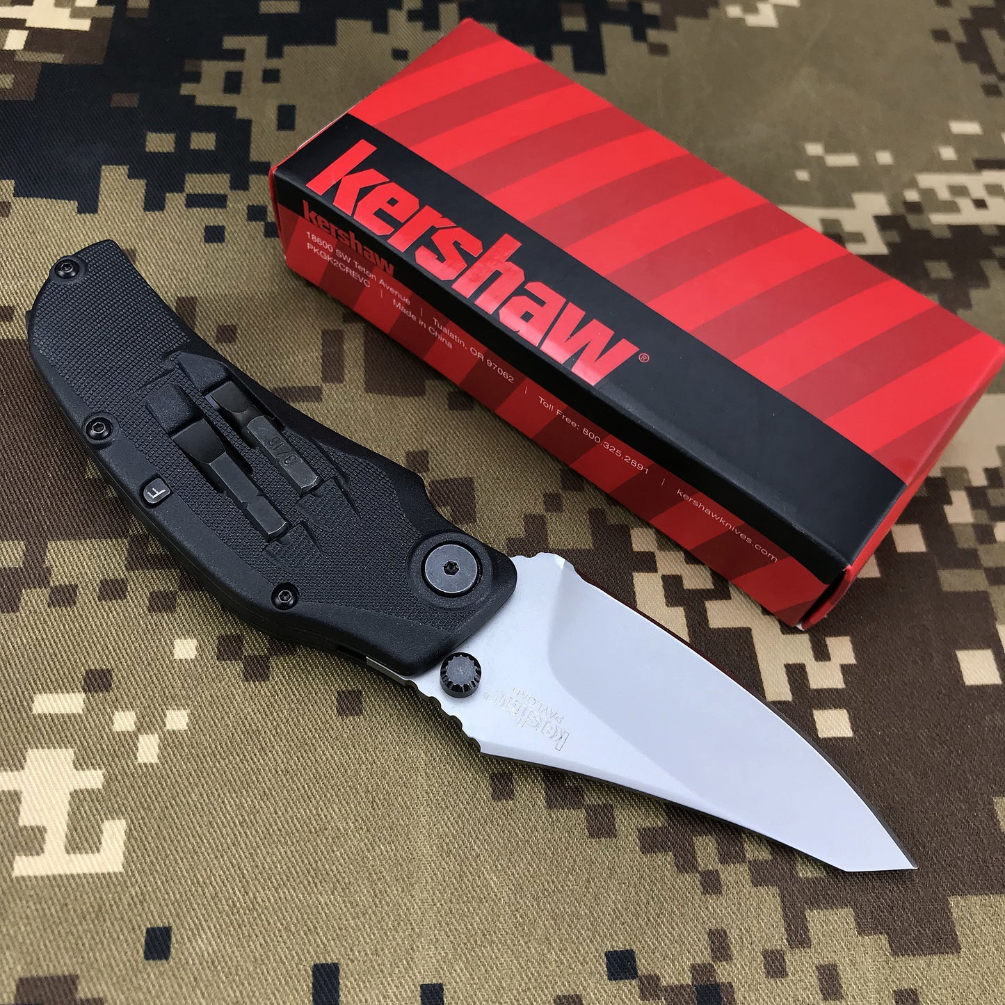 OEM Kershaw 1925 Multifunctional Folding Knife 8Cr13Mov Blade Nylon Fiberglass Handle Camping Hunting Fruit Knife EDC Tool