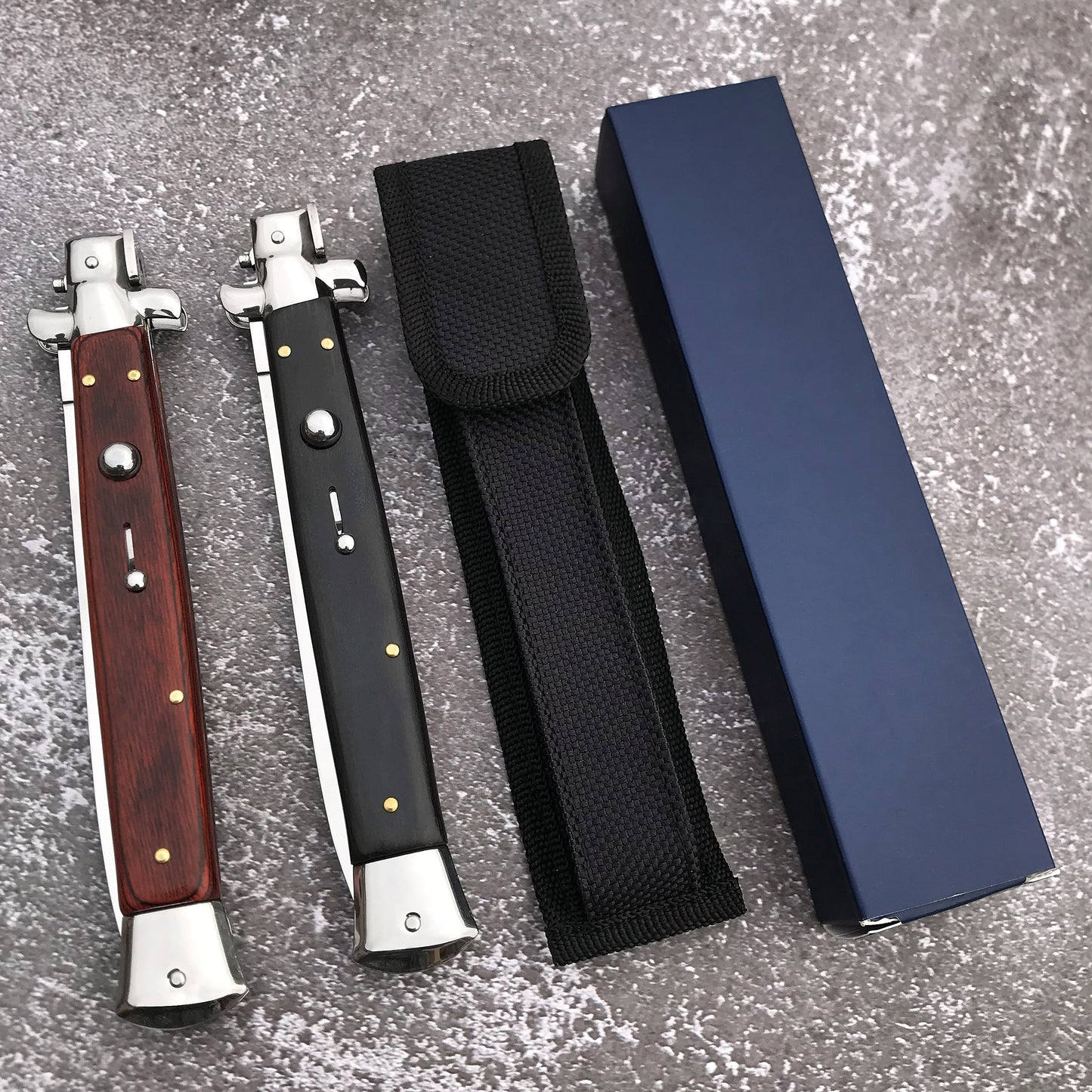 Classic retro style outdoor knife 13 Inch AKC Spring Knife Camping Knife Collection Knife Outdoor Pocket Knife