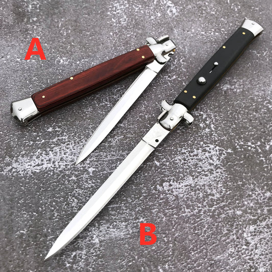 Classic retro style outdoor knife 13 Inch AKC Spring Knife Camping Knife Collection Knife Outdoor Pocket Knife