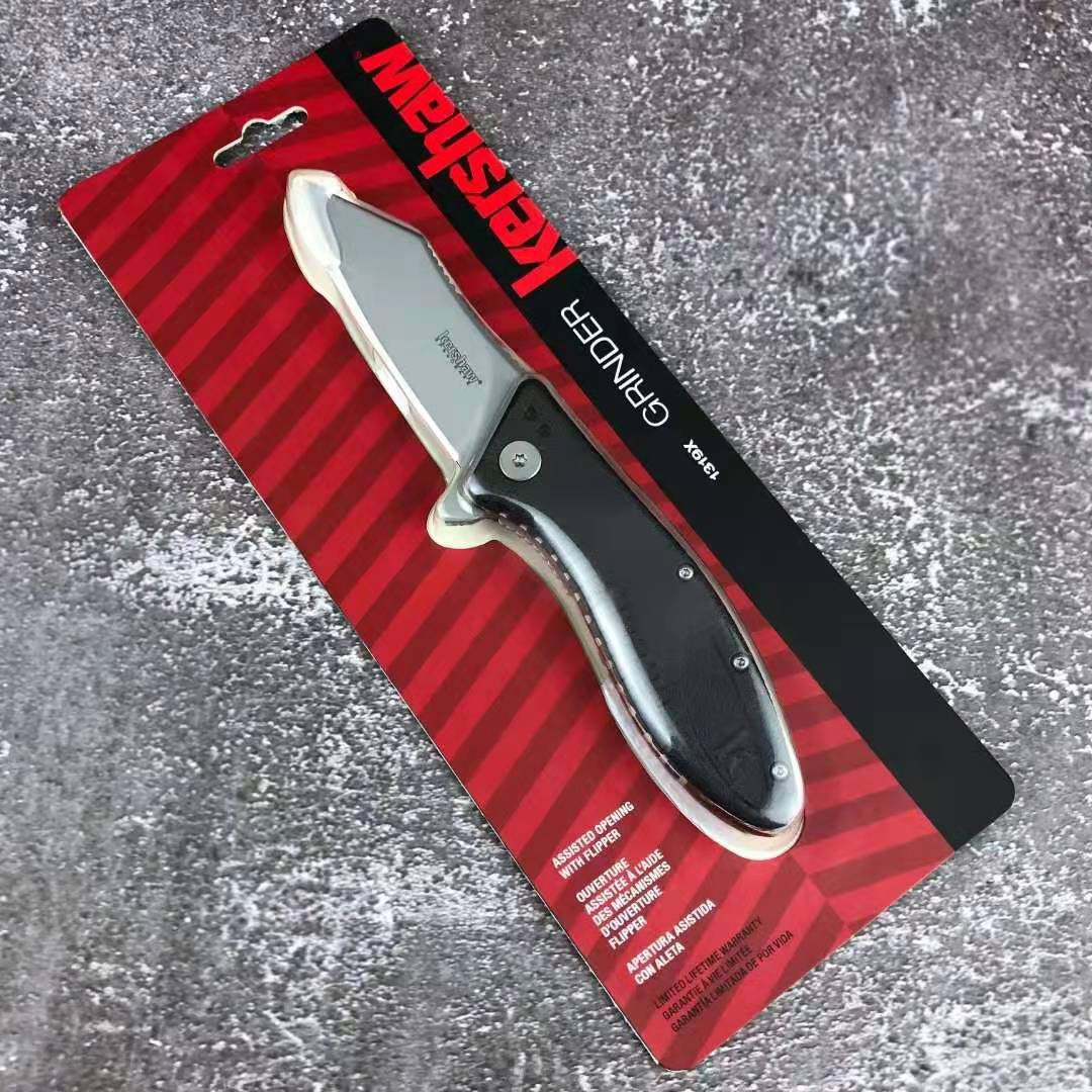 Kershaw 1319 folding pocket outdoor camping Knife 8cr13 blade ABS handle hunting survival tactical Utility fruit knives EDC tool