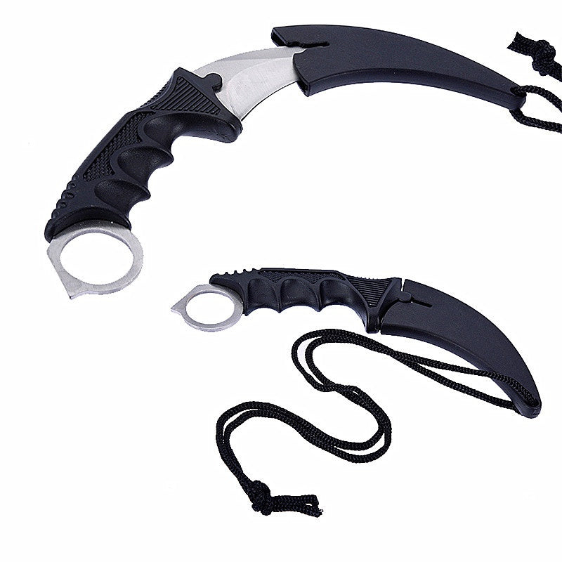 Hot Fixed Blade Knife Hunting Camping Neck Claw Knife Utility Survival Multi Tools