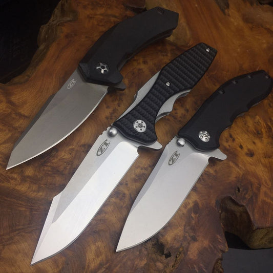 ZT ZERO TOLERANCE Folding Knife Assisted Open Camping Survival Pocket Knife CPM 20CV Blade Tactical ZT ZERO TOLERANCEFlipper Knife  G10 HANDLE Handles