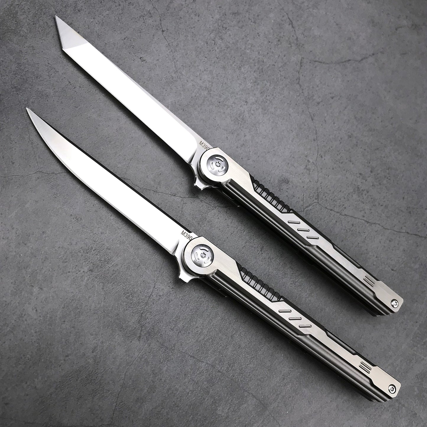 Ball Bearing M390 Steel TC4 Titanium Alloy Handle Pocket Folding Knife Camping Hunting Survival Tactical Knife Outdoor EDC Tools