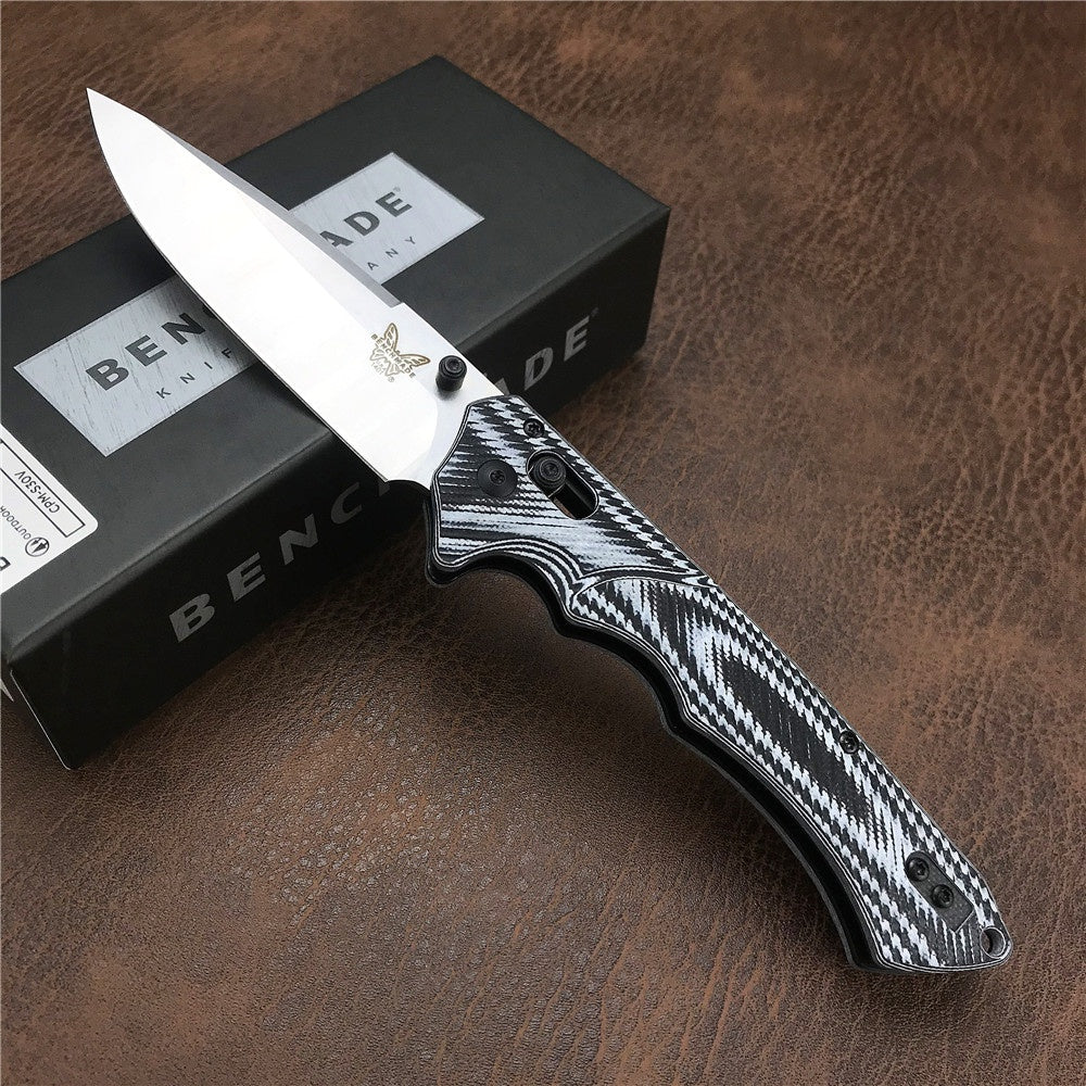 NEW Everyday Carry Knife Tactical Benchmade 615 Bugout AXIS Folding Knife S30V Satin Plain Blade Gift Box