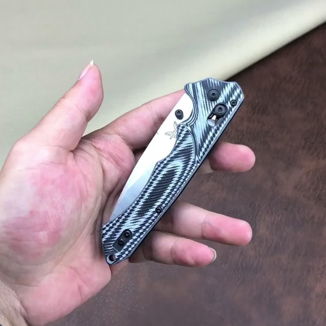 NEW Everyday Carry Knife Tactical Benchmade 615 Bugout AXIS Folding Knife S30V Satin Plain Blade Gift Box