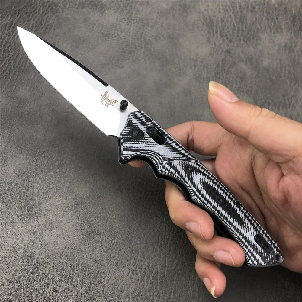 NEW Everyday Carry Knife Tactical Benchmade 615 Bugout AXIS Folding Knife S30V Satin Plain Blade Gift Box