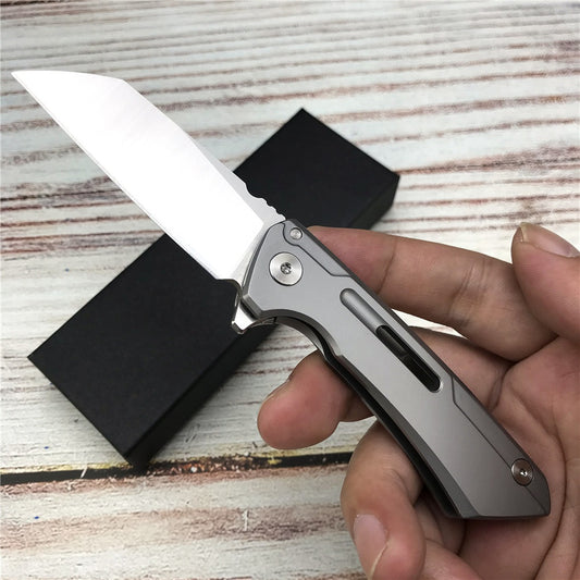 D2 Steel Folding Blade Knife Survival Camping Hunting Tactical Knives Outdoor Combat Knives Self Defense EDC Hand tools Gift for Man