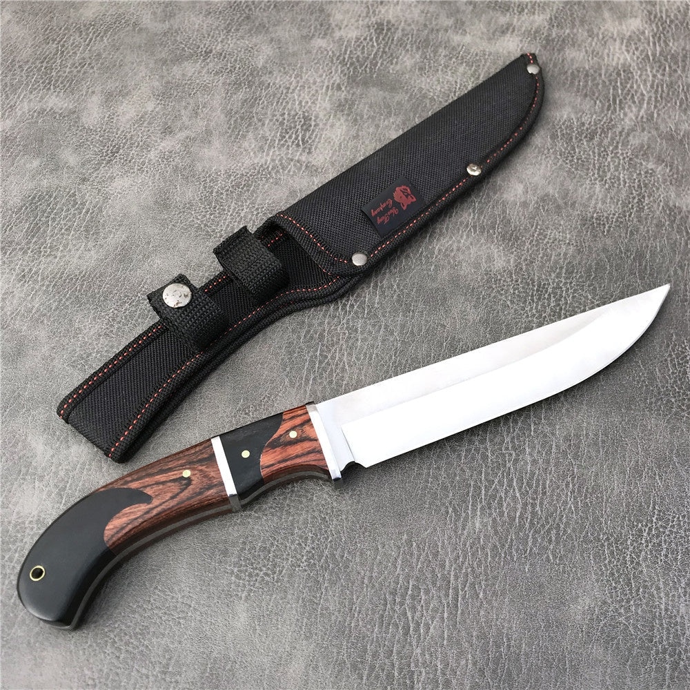 Columbia Tactical Fixed blade knife 5cr13 blade Colour wood handle Camping hunting knives outdoor survival tools dagger
