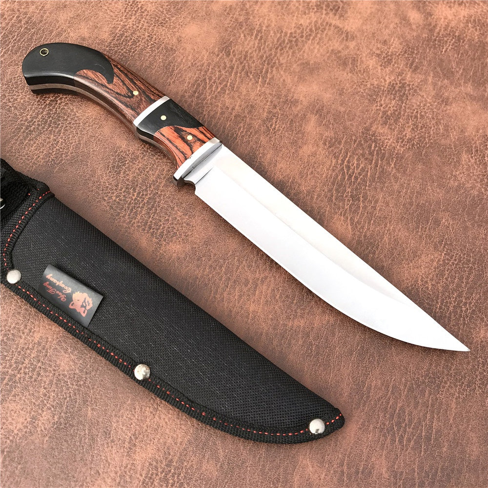Columbia Tactical Fixed blade knife 5cr13 blade Colour wood handle Camping hunting knives outdoor survival tools dagger