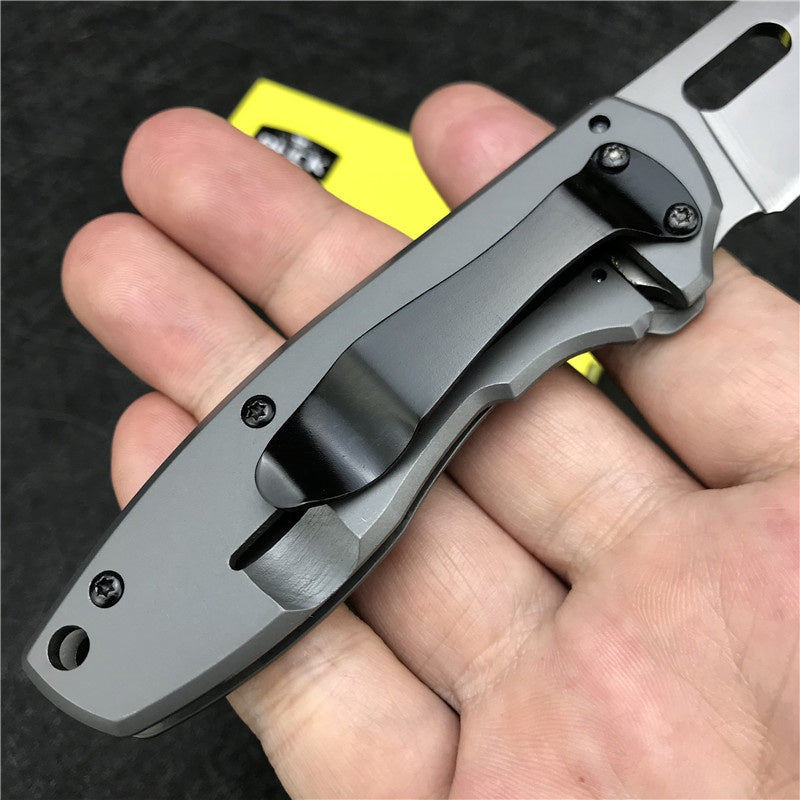 BUCK DA103 Folding blade pocket knife 440 steel blade steel handle Edc mini knife outdoor tactical survival knives rescue tool