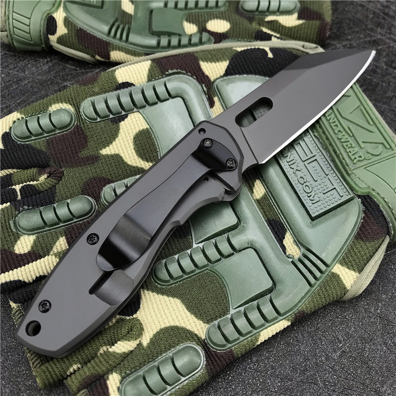 BUCK DA103 Folding blade pocket knife 440 steel blade steel handle Edc mini knife outdoor tactical survival knives rescue tool