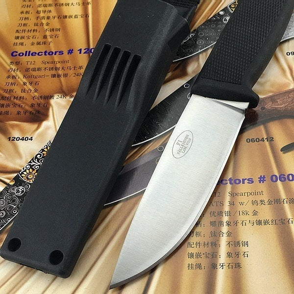 Falkney 2021 New Tactical Fixed Knife 7Cr13 Blade ABS Handle Fixed Knife with Sheath Military Knives