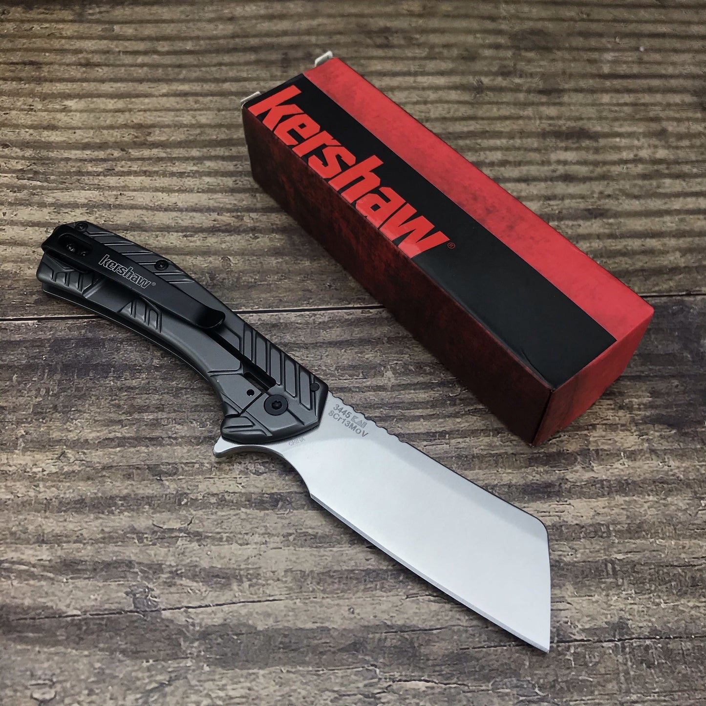 Kershaw 3445 Assisted Flipper Pocket Folding Knife Stainless Steel Handles 8cr13mov Blade Best Buy mfro Outdoor Gear Lab Includes Frame Lock, SpeedSafe Assisted Opening and Reversible Pocketclip