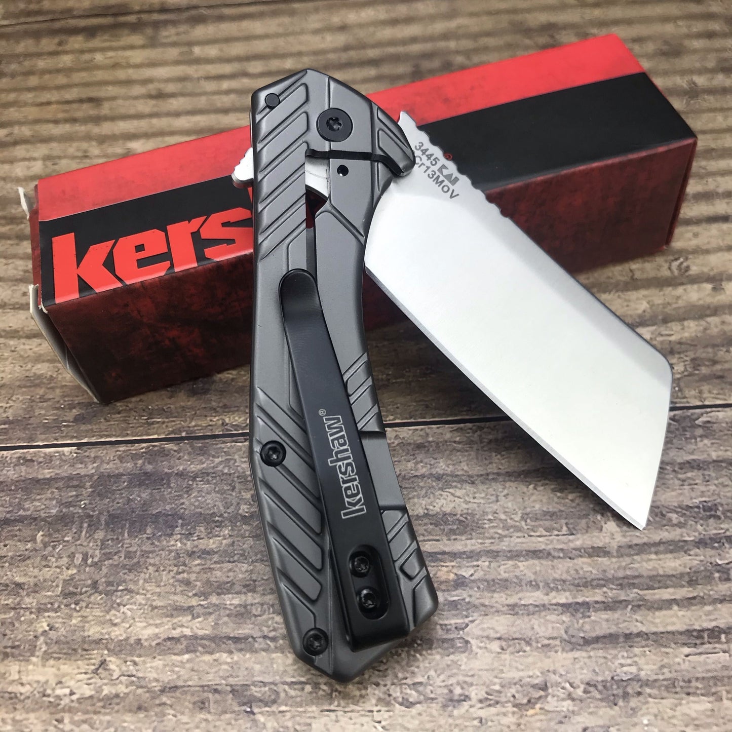 Kershaw 3445 Assisted Flipper Pocket Folding Knife Stainless Steel Handles 8cr13mov Blade Best Buy mfro Outdoor Gear Lab Includes Frame Lock, SpeedSafe Assisted Opening and Reversible Pocketclip