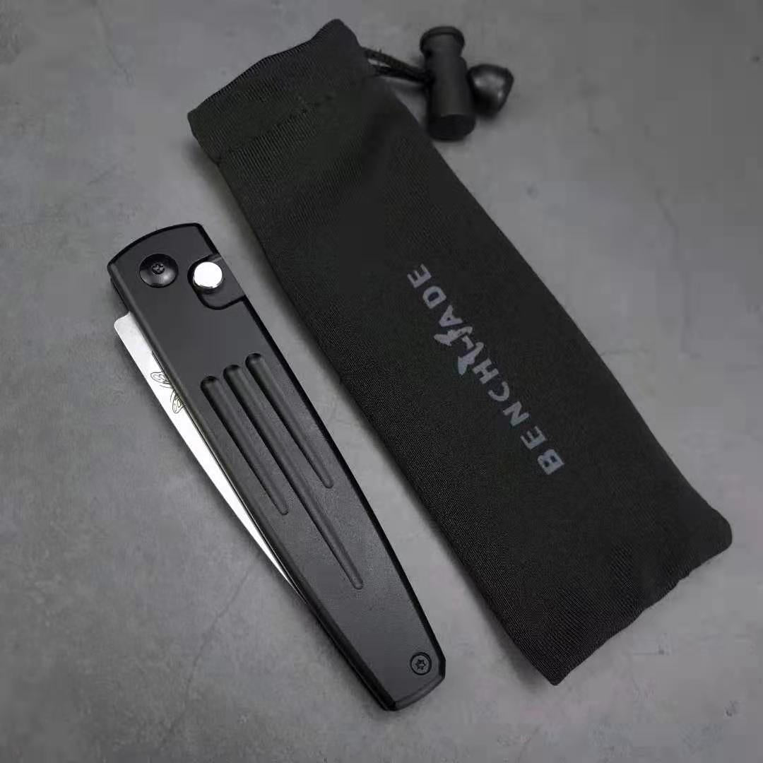 Benchmade 1000 Auto Spike Automatic Tactical Knife Outdoor S30V Blade Spring Knife Switchblade (3.6" Satin) Outdoor Camping Tactical Pocket Knife 2 Styles