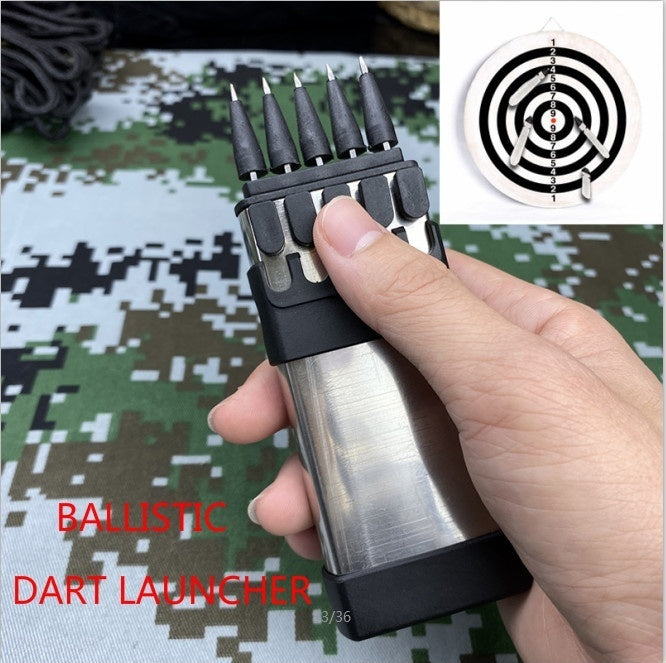 2021 New Upgrade Gift BALLISTIC DART GUN PISTOLA LAUNCHER Hunting Shooting Shooter Tactical Tool Silent Shooting Toy Self Defensive Weapons Outdoor Gear