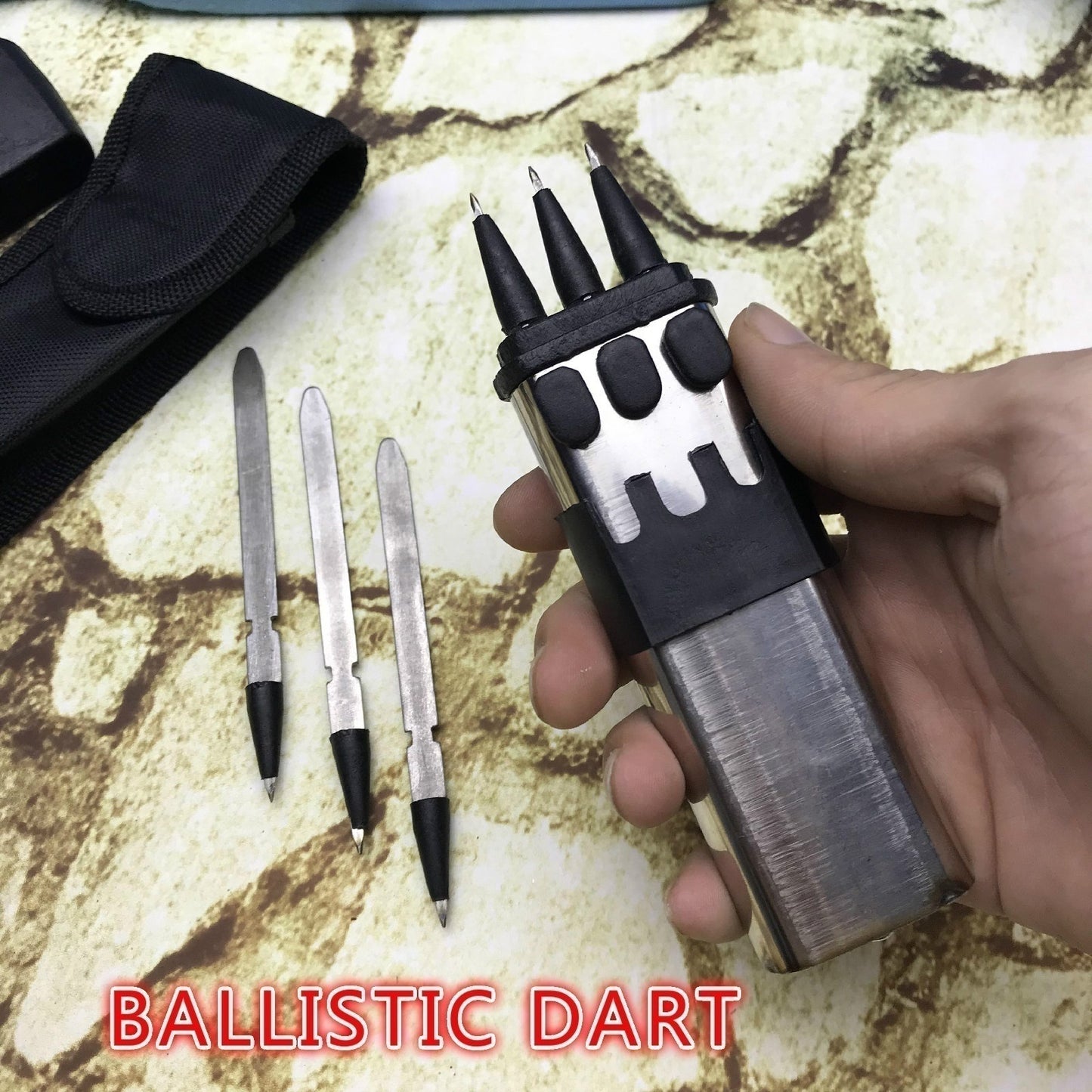 2021 New Upgrade Gift BALLISTIC DART GUN PISTOLA LAUNCHER Hunting Shooting Shooter Tactical Tool Silent Shooting Toy Self Defensive Weapons Outdoor Gear