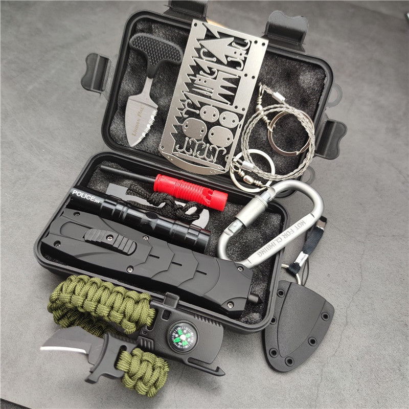New Product Upgrades |Card Knife+Push Knife + Gifts Knives Set Tactical OTF AUTOMATIC Spring Knife Fixed Blades Double Switchblade Edge Survival outdoor multitool Tanto Hunting tools