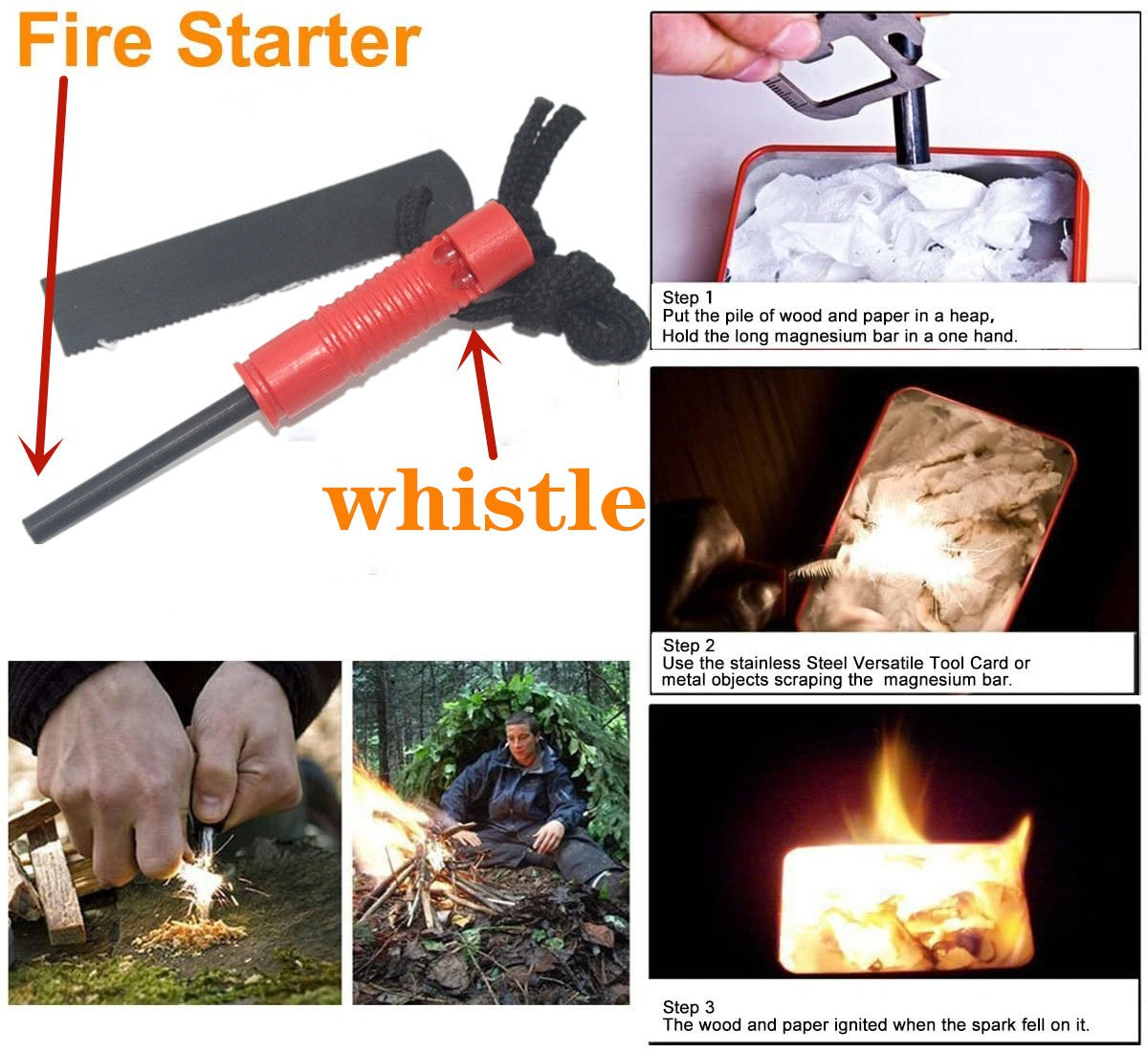 New Product Upgrades |Card Knife+Push Knife + Gifts Knives Set Tactical OTF AUTOMATIC Spring Knife Fixed Blades Double Switchblade Edge Survival outdoor multitool Tanto Hunting tools