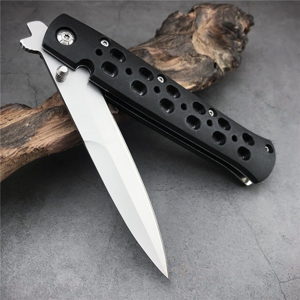 Cold Steel Black Ti-Lite VI 6” Blade Nylon Fiber Handle Tactical Stiletto Folding Survival Knife Folding Blade Knife 26SXP 26S 2 Styles