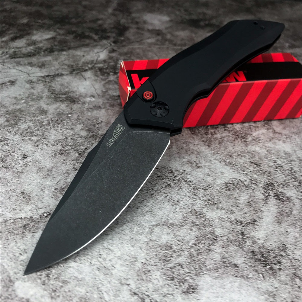 Kershaw 7100 7600 OTF Switchblade Knife Aluminium Handle Spring Assisted Opening Knives Hunting KNIFE Gift Box