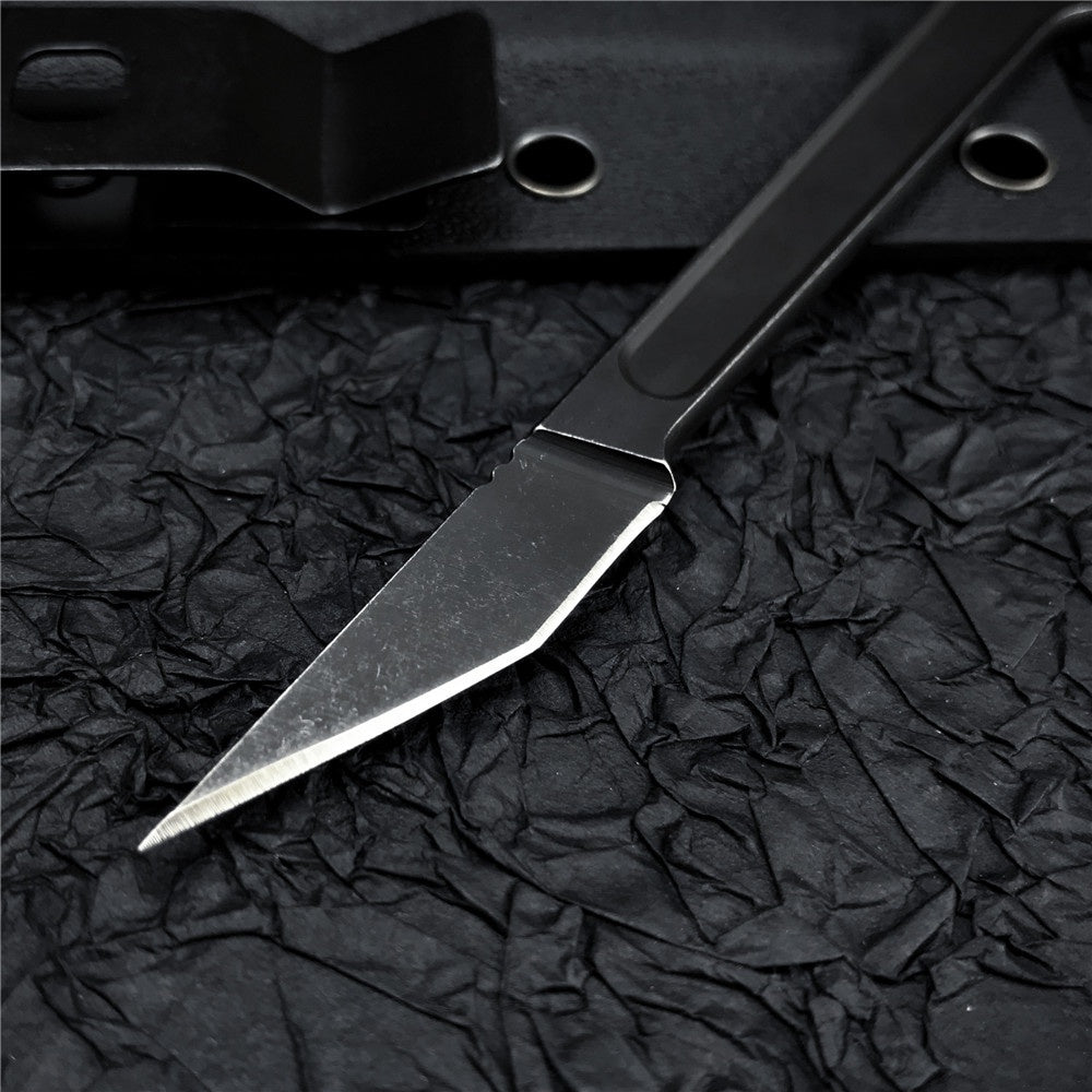 Bastinelli Sword Bayonet Tactical Dagger Steel Knife Military Rescue Knives Self Defense Knuckle Ring Straight Knife EDC Tool Gift K Sh