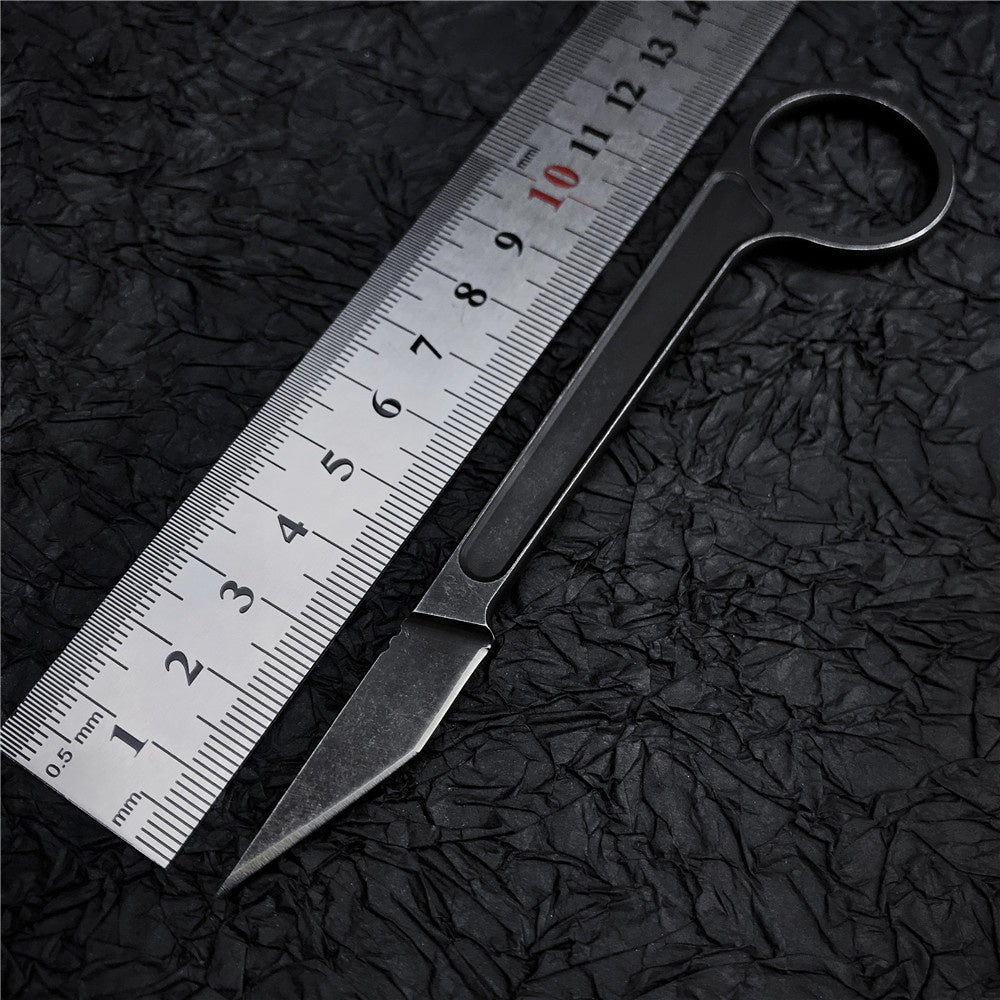 Bastinelli Sword Bayonet Tactical Dagger Steel Knife Military Rescue Knives Self Defense Knuckle Ring Straight Knife EDC Tool Gift K Sh