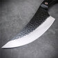 Cleaver Boning Knives Serbian Knife With Leather Sheath Handmade Forged Kitchen Knife Full Tang Butcher Knives