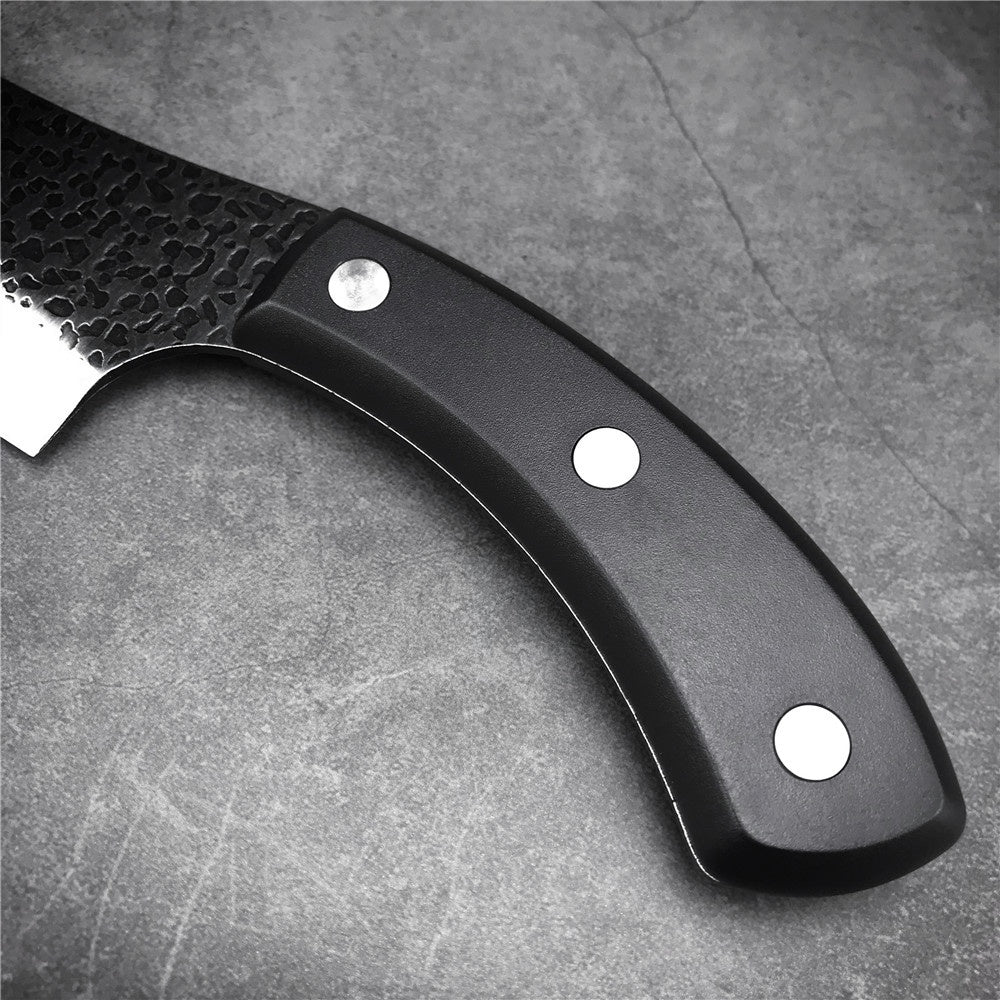 Cleaver Boning Knives Serbian Knife With Leather Sheath Handmade Forged Kitchen Knife Full Tang Butcher Knives