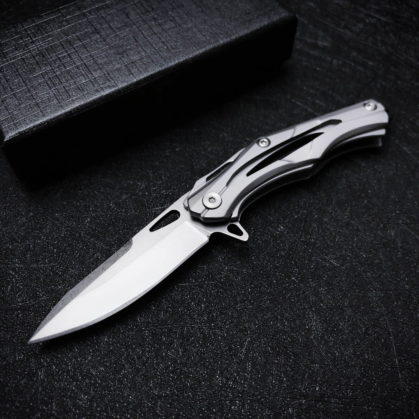 Transformers Mini Outdoor Survival Knife Portable EDC Stainless Folding Camping Tactical Folding Pocket Ring Hunting Tools