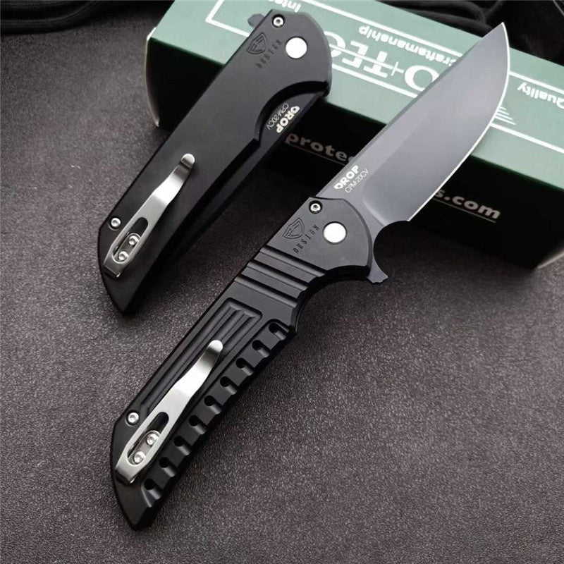 Pro-Tech  Spring Assist Automatic knife Portable Survival Dagger Tactical folding pocket knife Hunting&Tactical Knives outdoor camping knife flick knife military knife OTF