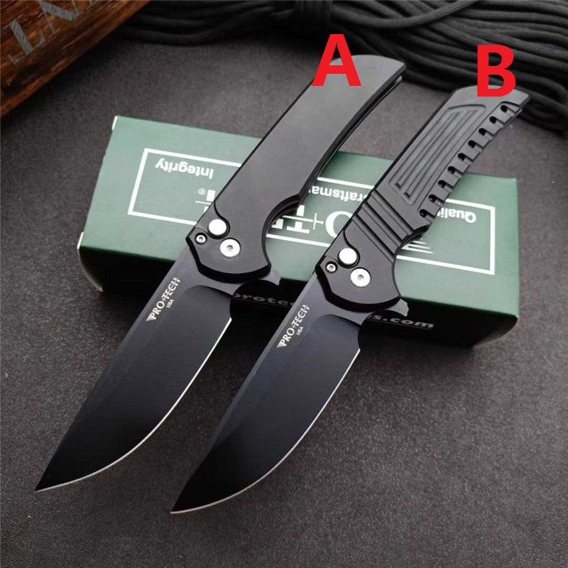 Pro-Tech  Spring Assist Automatic knife Portable Survival Dagger Tactical folding pocket knife Hunting&Tactical Knives outdoor camping knife flick knife military knife OTF