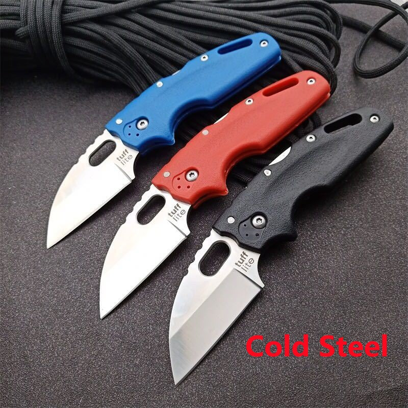 20LT "Tuff Lite" Folding Pocket Mini Knife Nylon Glass Fibre Handle Outdoor Survival Dagger AUS-8A Balde Tactical Camping Tools,color Box Gift