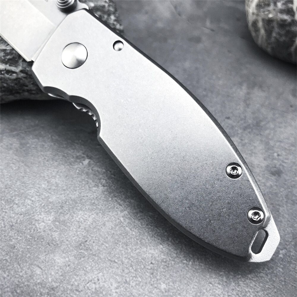 CRKT 2490 Folding Pocket 8Cr13MoV Blade Steel Handle Knife Outdoor Camping Rescue Kitchen Fruit Folding Knife EDC Pocket Tool Gifts