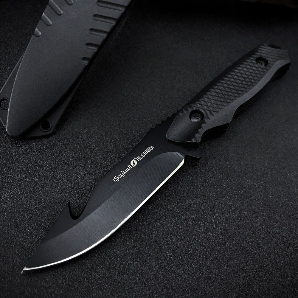 Dropshipping Tactical Seal Fixed Blade Knife 5CR13MOV Steel Blade ABS Handle Pocket Flip Knives Collection GIFT Knife Cover