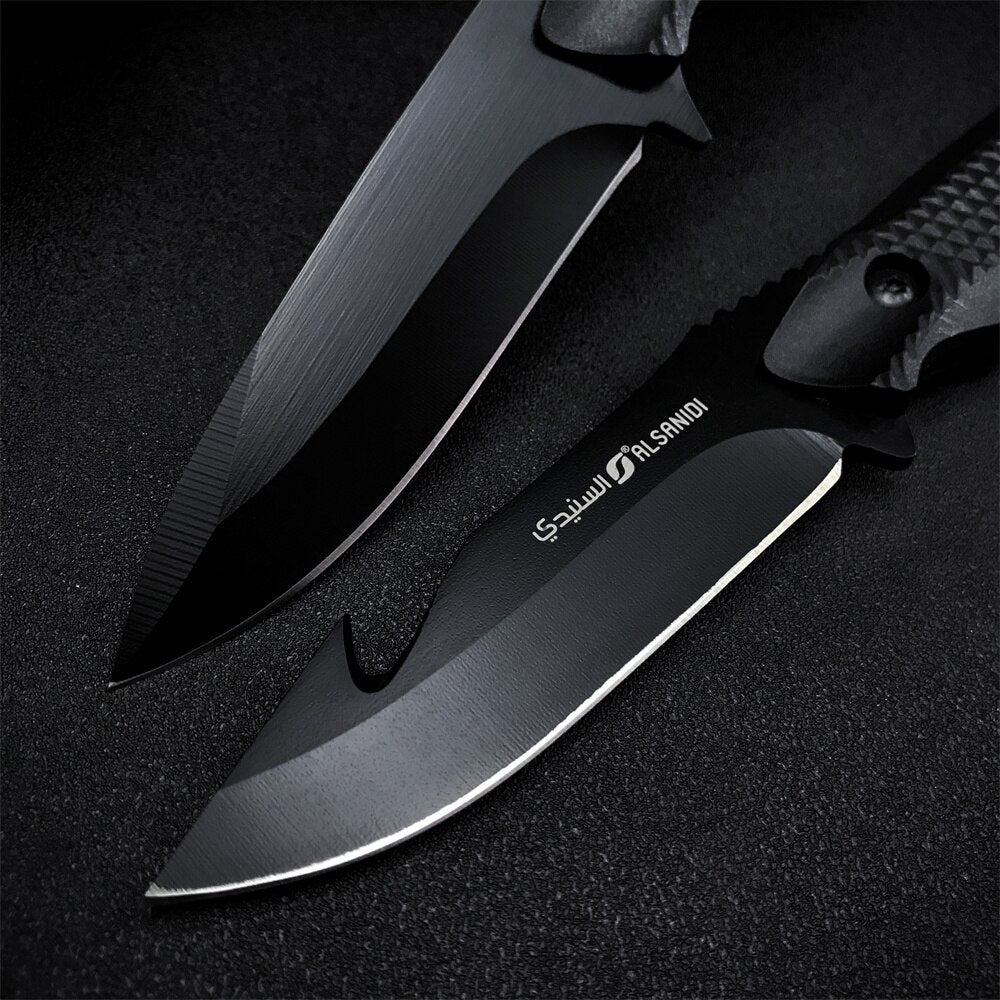 Dropshipping Tactical Seal Fixed Blade Knife 5CR13MOV Steel Blade ABS Handle Pocket Flip Knives Collection GIFT Knife Cover