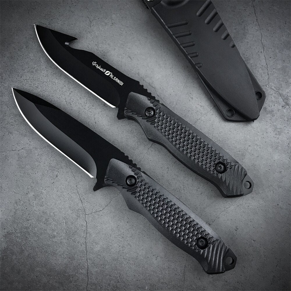 Dropshipping Tactical Seal Fixed Blade Knife 5CR13MOV Steel Blade ABS Handle Pocket Flip Knives Collection GIFT Knife Cover