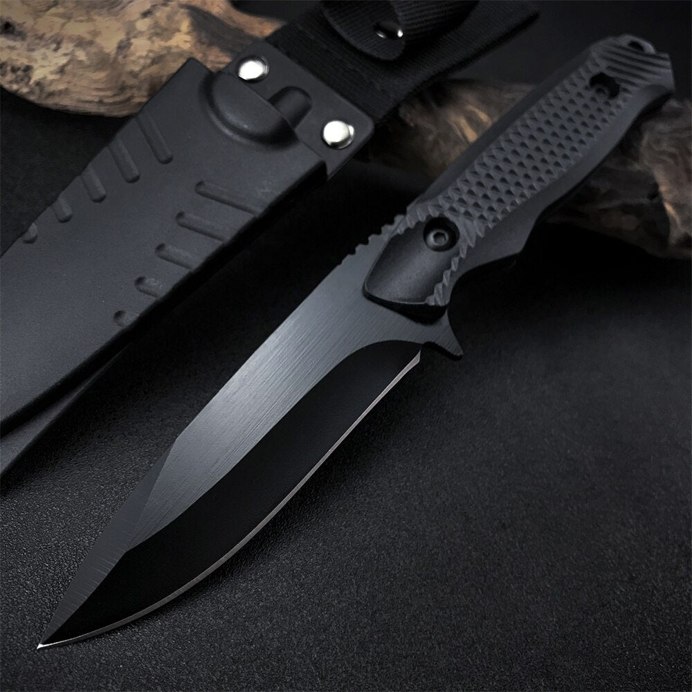 Dropshipping Tactical Seal Fixed Blade Knife 5CR13MOV Steel Blade ABS Handle Pocket Flip Knives Collection GIFT Knife Cover