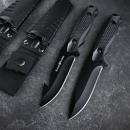 Dropshipping Tactical Seal Fixed Blade Knife 5CR13MOV Steel Blade ABS Handle Pocket Flip Knives Collection GIFT Knife Cover