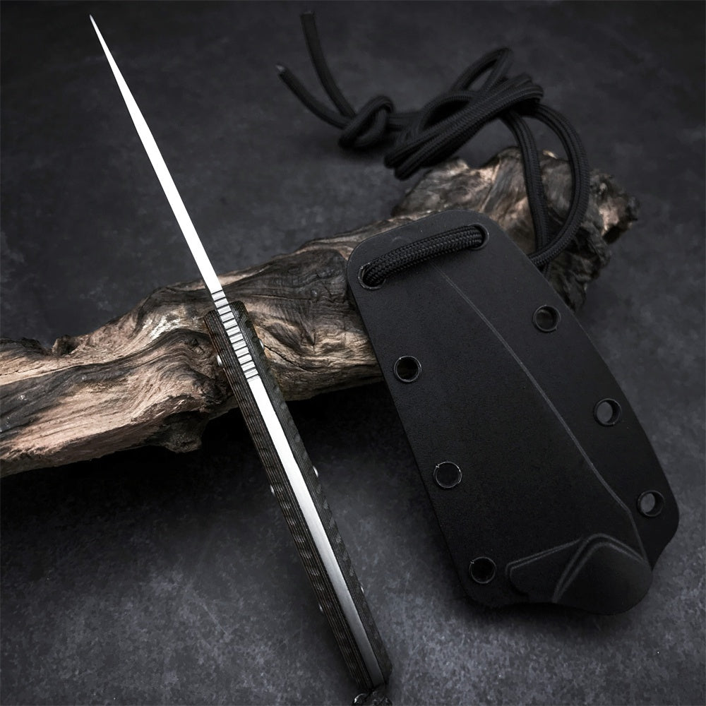 Crkt Tactical Fixed Blade Knife G10 Handle Hunting Camping Neck Claw Knife Utility Survival Multi Tools Gift ABS Knife Sheaht