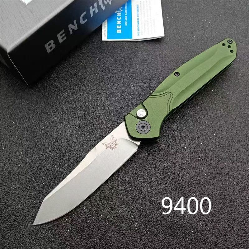 Benchmade 9400 Osborne AUTO Spring Folding Knife 3.4" S30V Blade,6061 T6 Aluminum Alloy Handle Tactical Spring Assisted Knives Camping Hunting Hand Tools